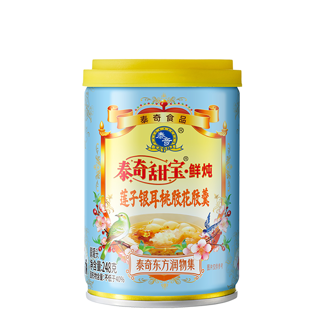 莲子银耳桃胶花胶羹